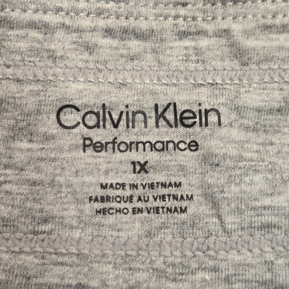 Calvin Klein Performance NWT Gray Track/Wide Leg Activewear Pants Size 1X - Picture 6 of 8